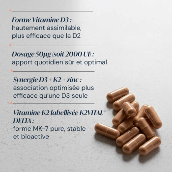 Vitamine D3 - Immunité - Nutraclear