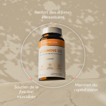 Vitamine D3 - Immunité - Nutraclear