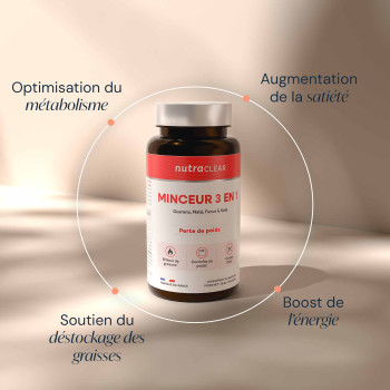 Minceur 3 en 1 - Perte de poids - Nutraclear