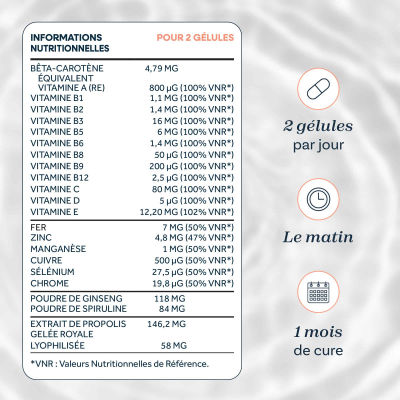 Multivitamines + - Énergie & Immunité - Nutraclear Multivitamines + - Énergie & Immunité - Nutraclear