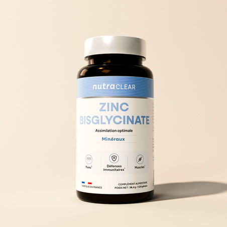 Zinc bisglycinate + B6 - Beauté & Immunité - Nutraclear